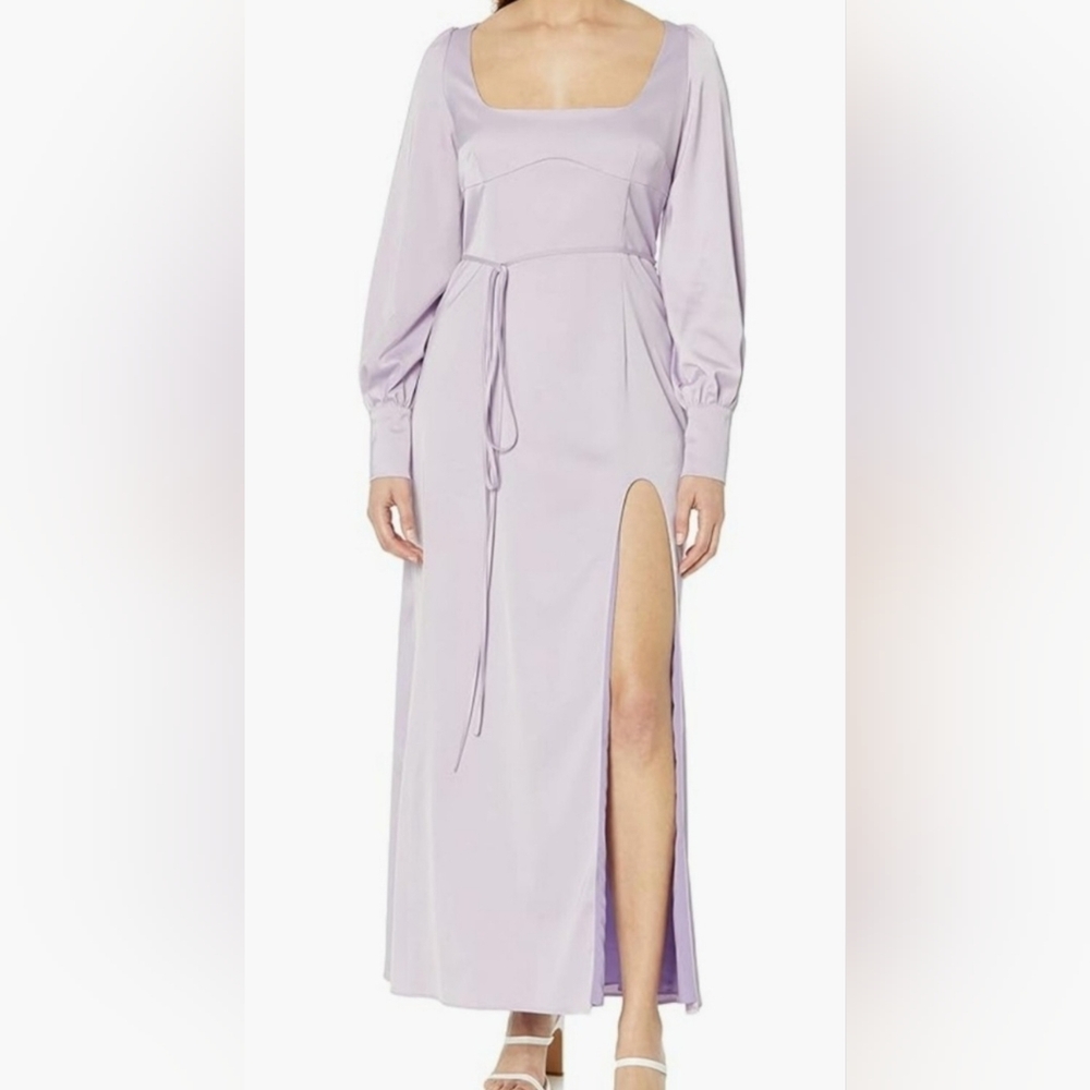 The Drop by Caroline Crawford Patterson•NWT Lavender Peasant Maxi Dress. Sz L